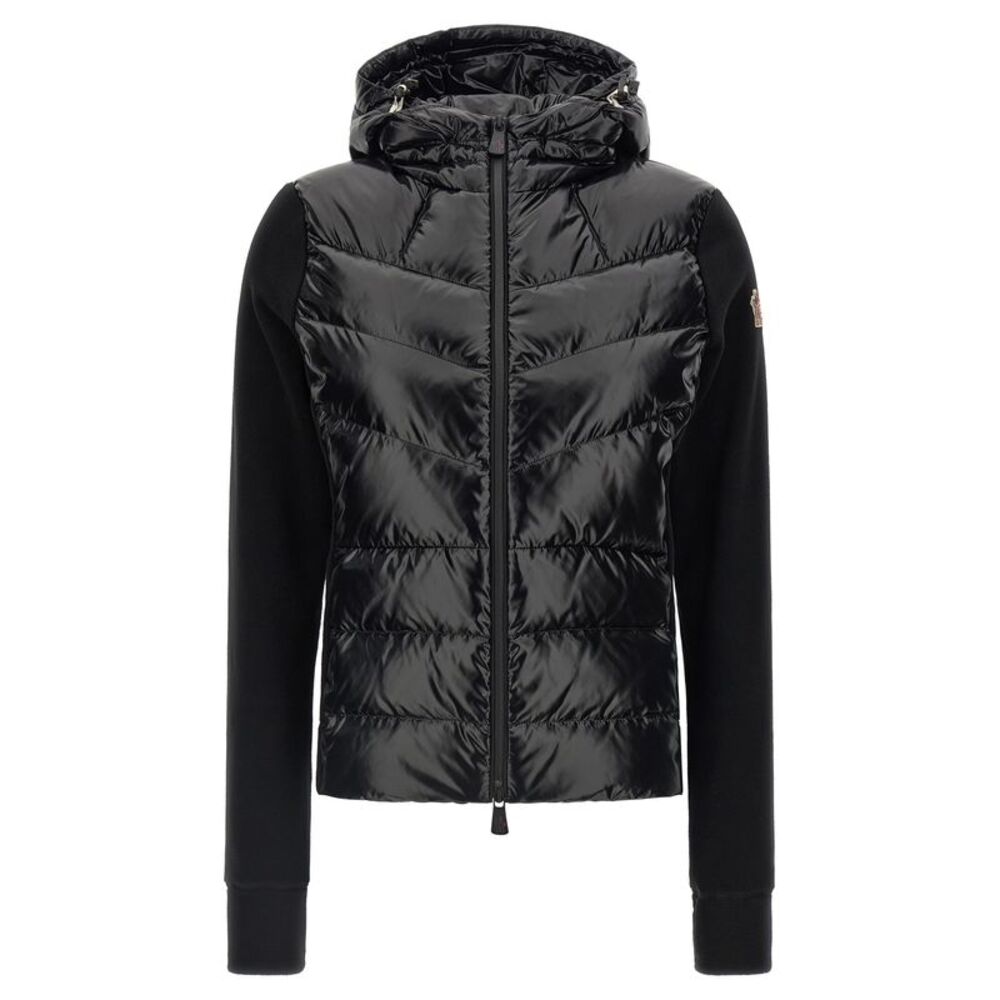 Moncler Grenoble Black Polyamide Women's Cardigan